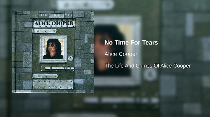 No Time For Tears