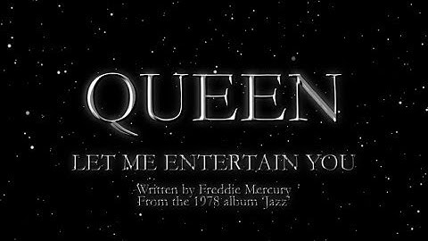 Let Me Entertain You