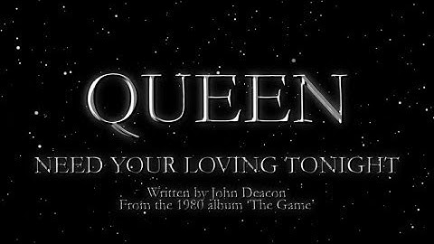 Need Your Loving Tonight