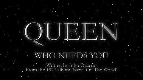 Who Needs You