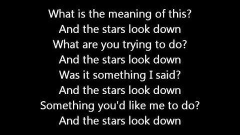 The Stars Look Down