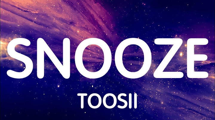 Snooze (Remix)